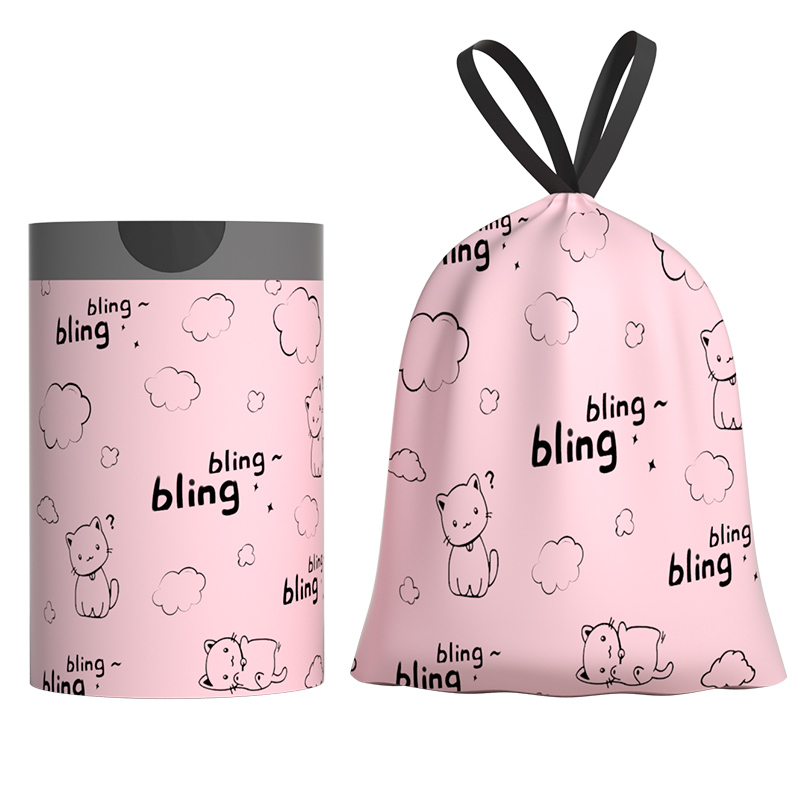 【亏本冲量】垃圾袋家用抽绳手提式自收口加厚厨房宿舍一次性塑料