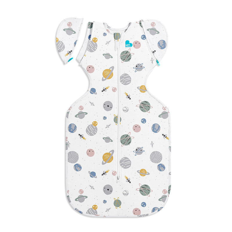 lovetodream竹纤维春夏秋四季通用襁褓防惊跳踢被投降式鸡翅睡袋