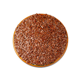 生亚麻籽5斤内蒙古棕色褐色胡麻籽亚麻籽仁可榨油煮粥五谷杂粮