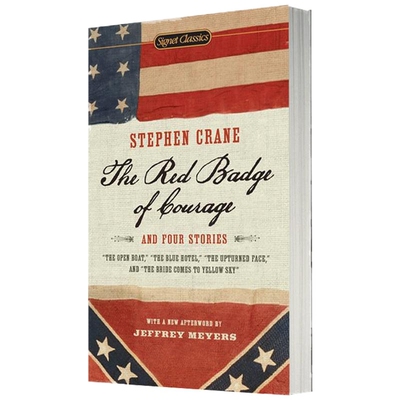 正版 红色英勇勋章 英文原版 The Red Badge of Courage and Four Stories 全英文版纪实小说 进口英语书籍