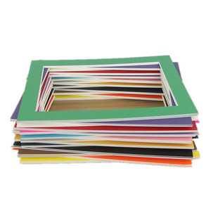 30张创意纸框单框裱儿童画挂墙绘画画框4K8开a3a4卡纸简易相框