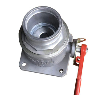 单向球阀单向阳端阀门吸污车直通阀方法兰圆球阀油罐车卸油口球阀