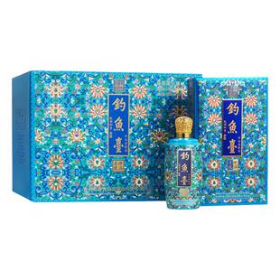 【官方直营】钓鱼台珍品一号(珐琅彩)53度500ml*6整箱酱香型白酒