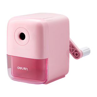 卷笔器卷笔刀小学生专用手摇转笔刀儿童削笔刀自动进铅多功能削笔器美术刨笔机削笔机简约卡通手动铅笔刀文具