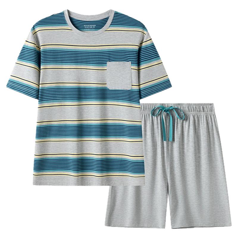 舒雅男士再生纤维家居服套装