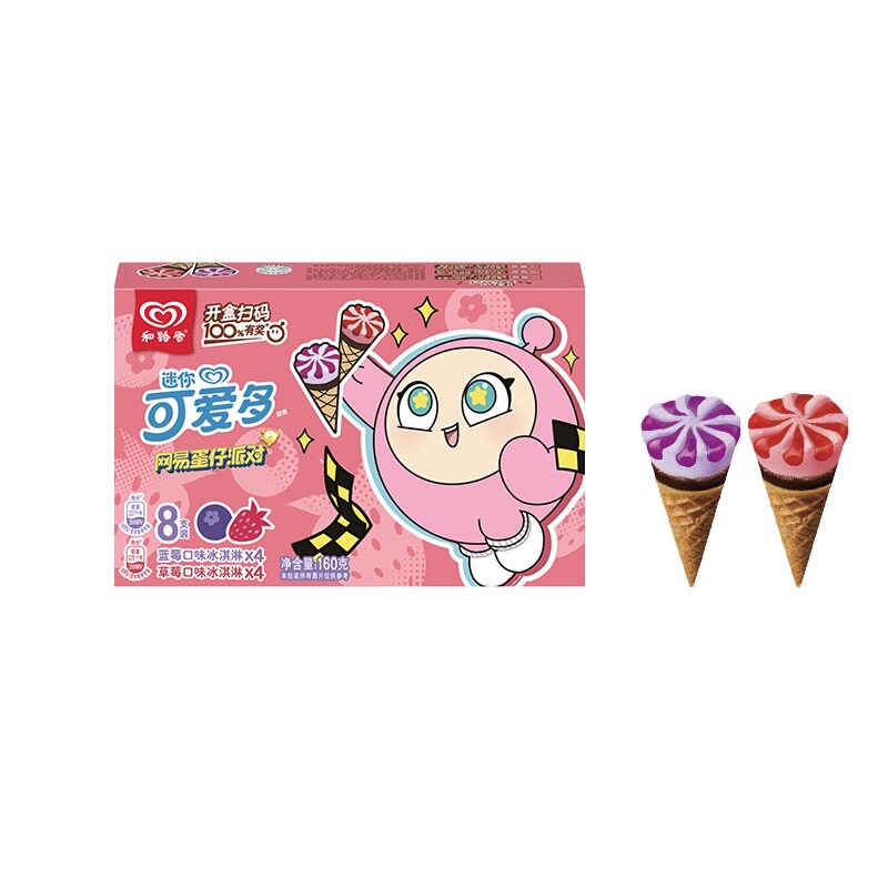 【109元任选7件】 和路雪迷你梦龙迷你可爱多冰激凌甜筒yb