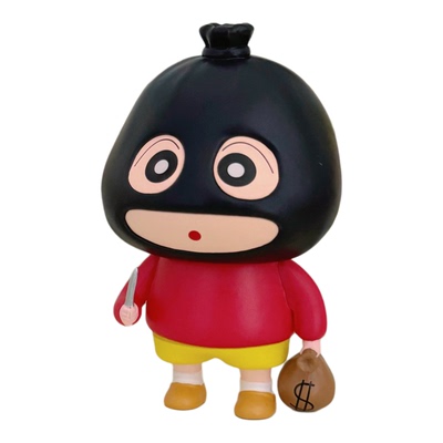 打劫！打劫小偷蒙面小新摆件