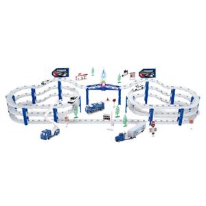 儿童玩具电动轨道车益智拼装动脑跑道赛车小火车男孩汽车3-6岁4-5