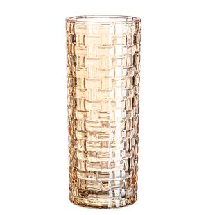 弗莱文茨水晶玻璃花瓶富贵竹百合玫瑰花瓶家居摆件摆件客厅