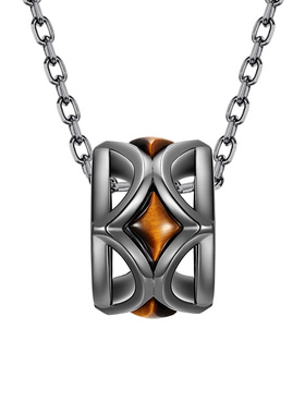 SinceYou星芒转运珠项链男纯银