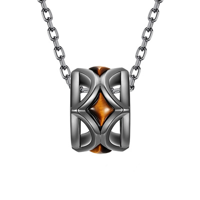 SinceYou星芒转运珠项链男纯银