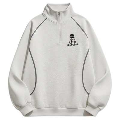 不起球不褪色加绒加厚保暖卫衣潮