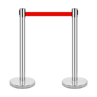 隔离带伸缩带一米线栏杆排队护栏礼宾围栏安全警戒隔离线桩警示柱
