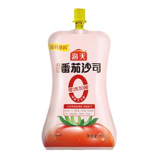 海天0添加番茄沙司120gmini挤压小袋装沙拉酱家用薯条番茄酱