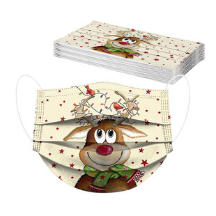 圣诞节口罩女一次性单独包装高颜值2026新款秋冬季正品官方旗舰店