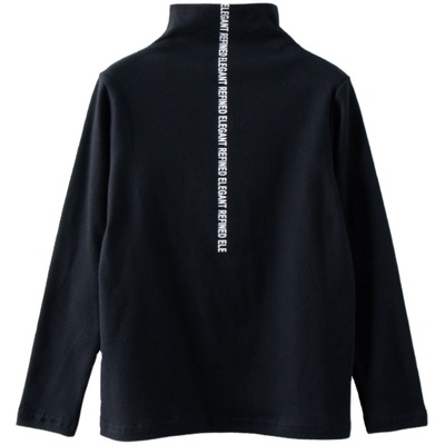 女童打底衫加绒2025冬装新款儿童洋气上衣中大童加厚半高领内搭T