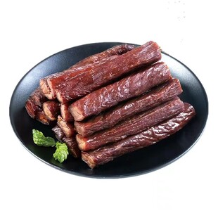 锡林郭勒风干牛肉干内蒙古特产原味独立包装蒙坊手撕清真休闲零食