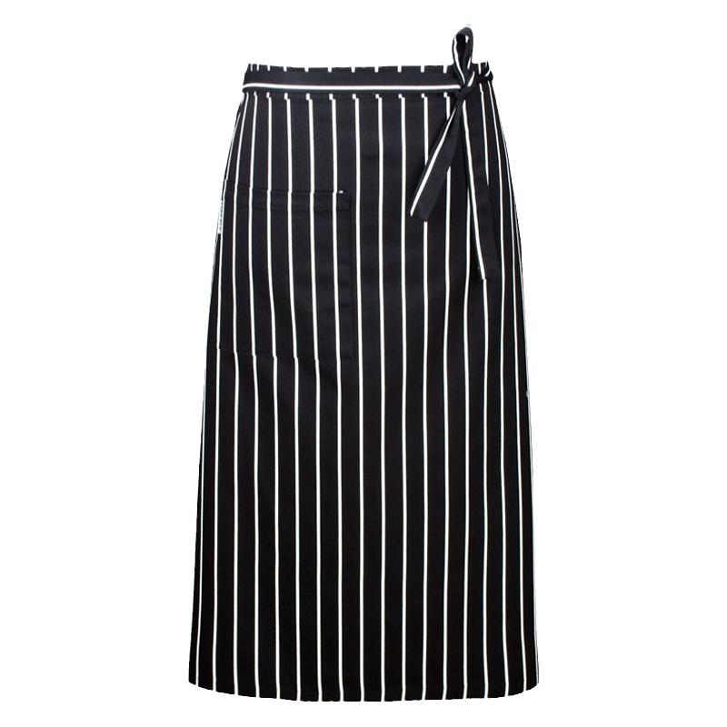 厨乐乐围裙中西餐厅厨师工服务员半身围裙工作服厨房烘培纯棉围腰
