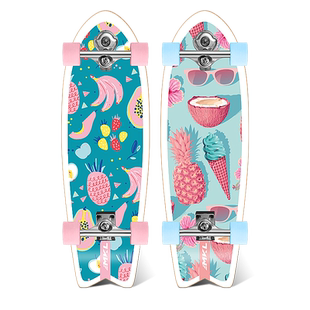 迈卡龙陆地冲浪板S5陆冲板slide成人路冲板初学者专业代步陆冲板