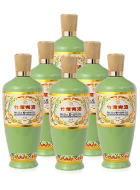 汾酒竹叶青酒53度荣耀绿500ml×6瓶