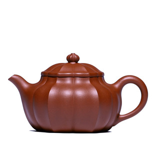 宜兴紫砂壶工艺美术师原矿底槽清菱花君德 家用功夫茶壶