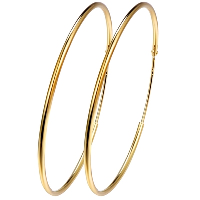 全银耳环镀加厚真金超强保色持久