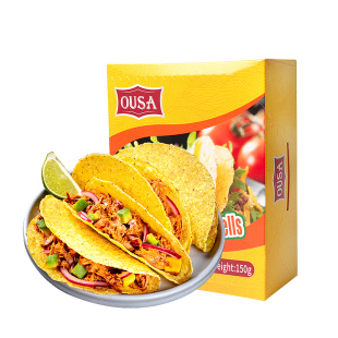欧萨墨西哥风味玉米面卷进口家用塔克玉米饼皮taco薄脆饼皮半成品