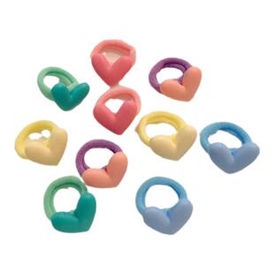 宝宝拇指发圈婴幼儿扎头发头绳皮套女童高弹力不伤发皮筋儿童发饰