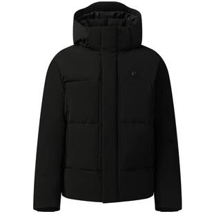 90鹅绒高蓬740+FILA斐乐羽绒服男2025冬新款可拆卸帽商务防水外套