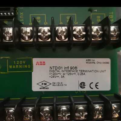 议价ABB端子板NTDI01全新正品