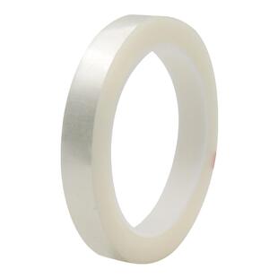 耐高温透明胶带白色变压器聚脂薄膜绝缘无痕PET耐高温胶带66米长6S定位胶带玛拉胶带5S桌面定位标识无痕胶