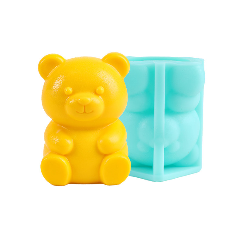 可爱小熊慕斯模具硅胶慕斯甜品