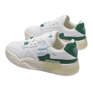 Semir小白鞋2026新款春夏季百搭厚底增高配裙子女鞋休闲运动板鞋