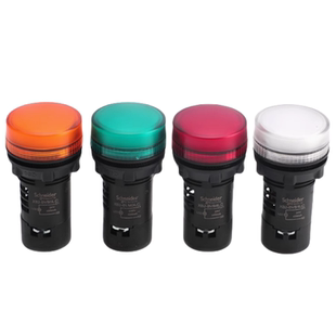 施耐德指示灯XB2BVM3LC绿红色信号灯XB2BVB3LC/4LC/5LC开孔22MM