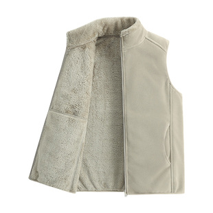 稻草人抓绒衣女2025新款秋冬户外防风保暖登山马甲摇粒绒背心坎肩