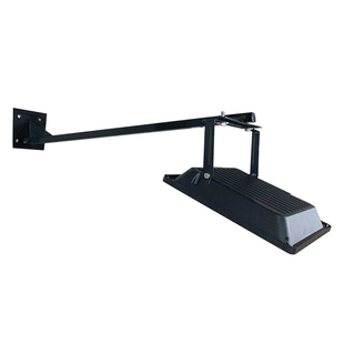 LED投光灯支架杆户外广告牌店铺招牌门头射灯50w伸出支架logo展会