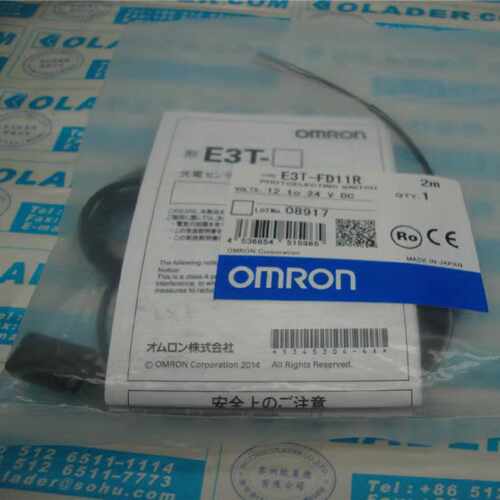议价OMRON欧姆龙 E3T系列光电传感器 E3T-FD11R 2M放大器内置