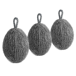 佳帮手挂绳钢丝球大号家用洗锅刷碗去污不锈钢刷厨房食品级清洁球