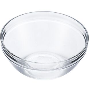 玻璃碗可重叠透明冰粉碗凉面碗大号水果沙拉碗调料碗甜品碗面膜碗