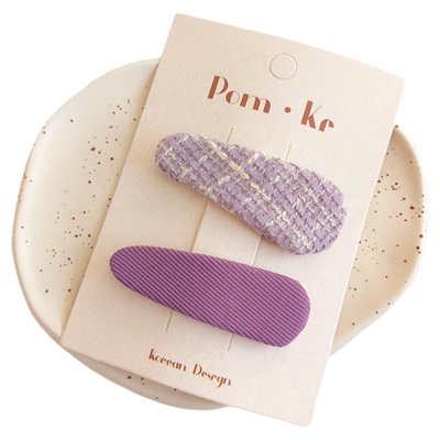 头饰碎发夹韩版碎花布艺