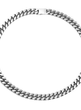 钛钢项链古巴链男潮粗款简约个性