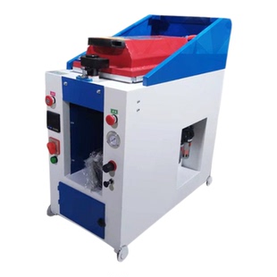 鞋厂气囊气动式单头翻盖手压盖式压合机包边制鞋压底机