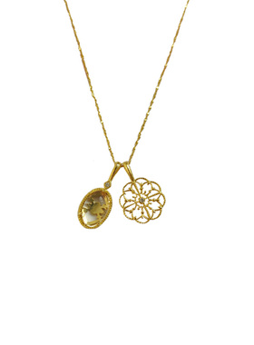 龙心925银雕花少女款日系百搭