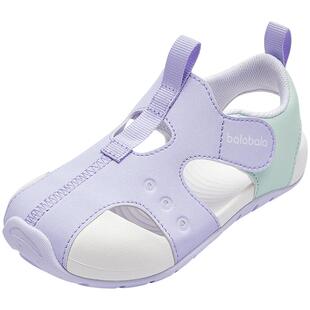 巴拉巴拉儿童凉鞋男童运动鞋子包头防滑软底透气夏季新款女童童鞋