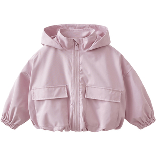 马克珍妮甜酷有型女童时尚花苞外套儿童夹克2026年春装新款560261