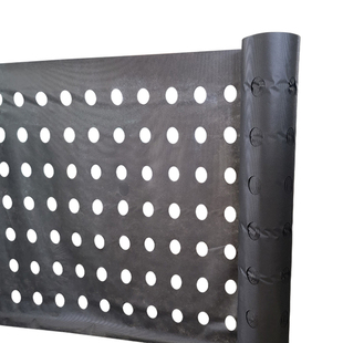 家用种菜打孔防草布除草布玉米蔬菜西瓜香瓜透气保湿盖草黑地膜布