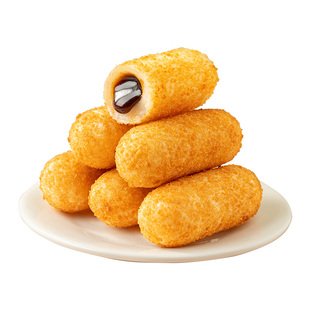 爆浆红糖糍粑流心年糕手工糯米糍粑半成品商用火锅食材油炸小吃3