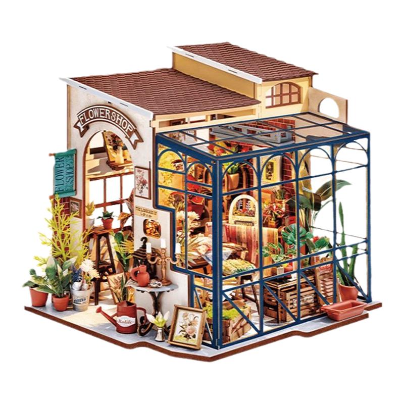rolife若来艾米莉的花店手工小屋