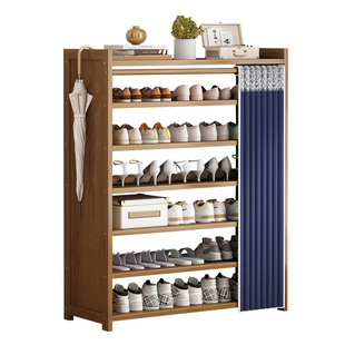 鞋架子多层家用门口简易防尘省空间收纳分层隔板出租屋入户门鞋柜