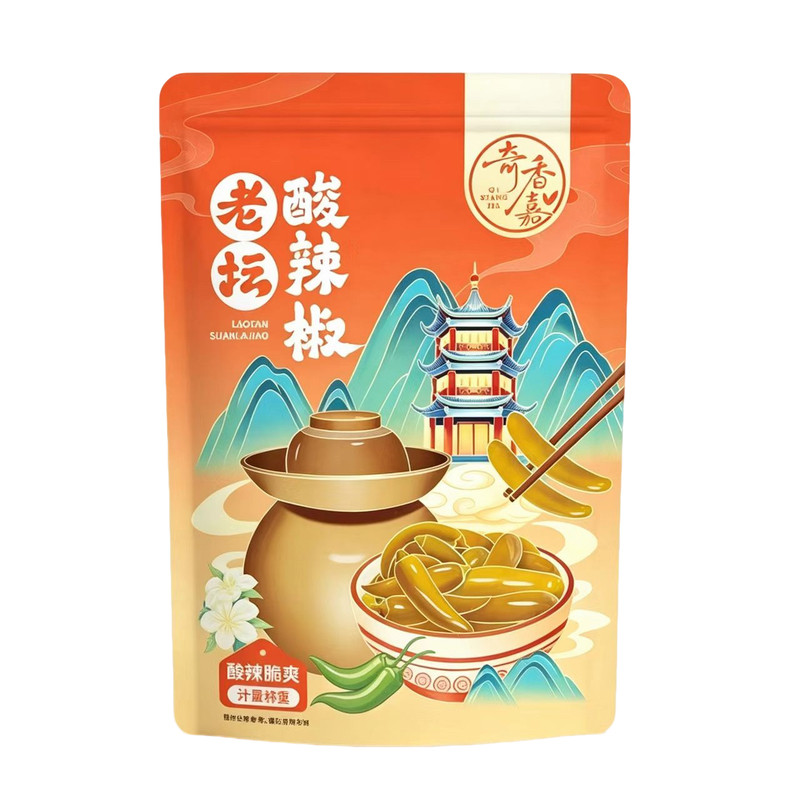 农家腌酸辣椒腌辣椒咸菜农家自制老坛子腌制泡椒开胃下饭菜即食